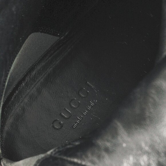 Gucci Maud Nero Soft Guccissima Leather Knee-High Riding Boots - Picture 10 of 11